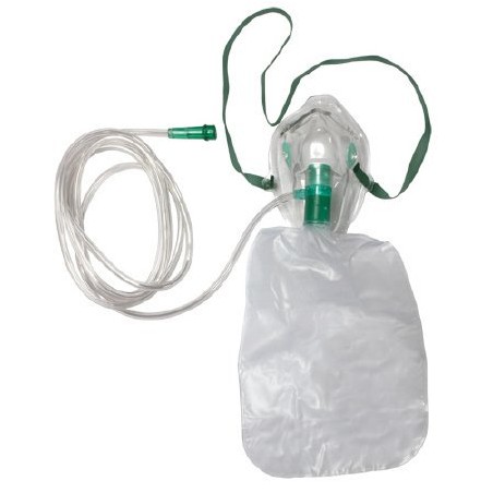 Oxygen Mask Nonrebreather+ 7-Foot Tube, Adult