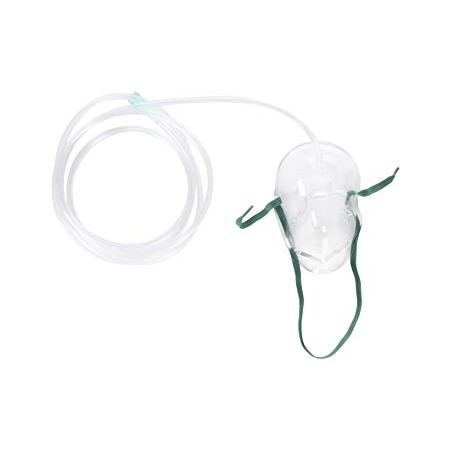 Oxygen Mask w/ 7-Foot Tube, Adult