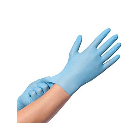 powder free nitrile exam gloves n/s smal